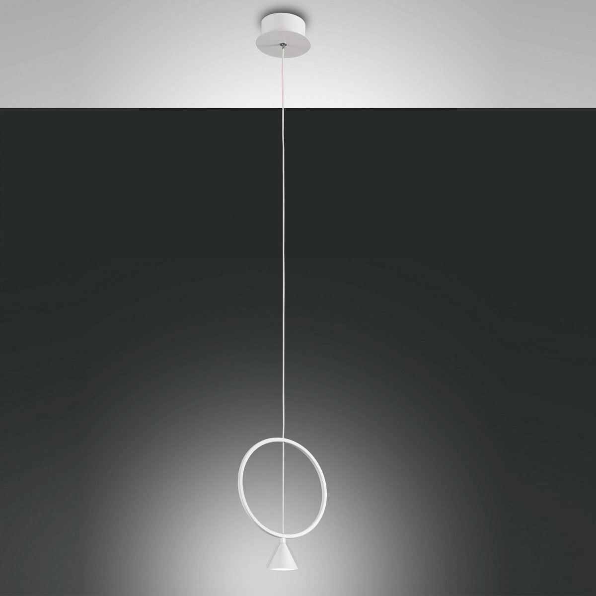 FABAS LUCE No. 3388-40-102 LED Pendelleuchte Sirio wei� 1-flammig