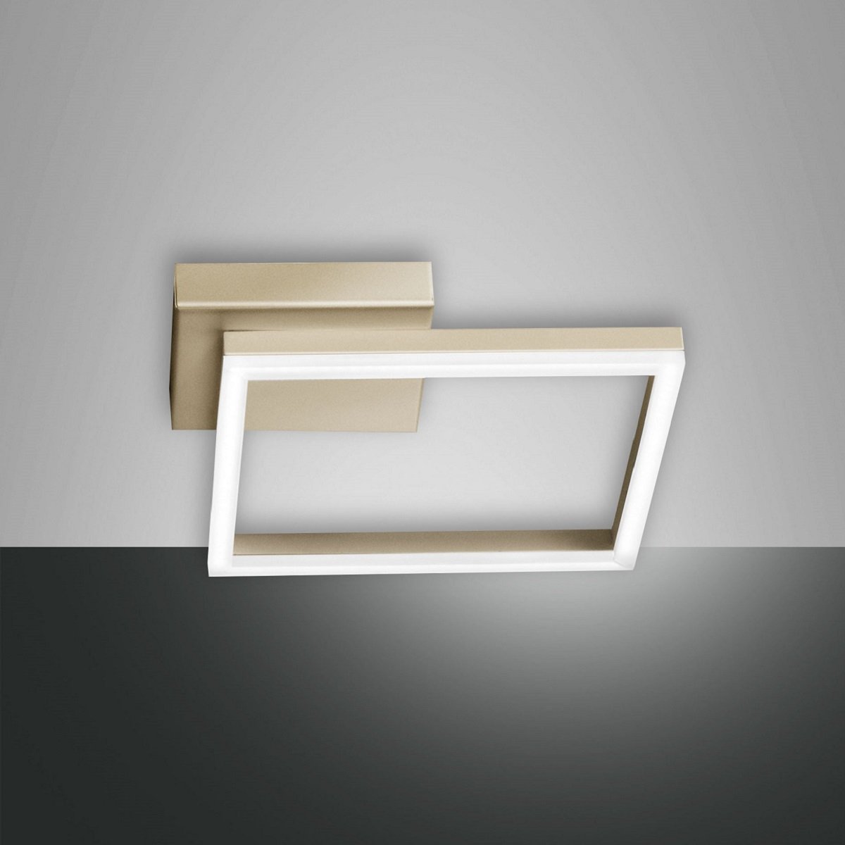 FABAS LUCE No. 3394-21-225 LED Deckenleuchte Bard 27x27 gold edelmatt dimmbar