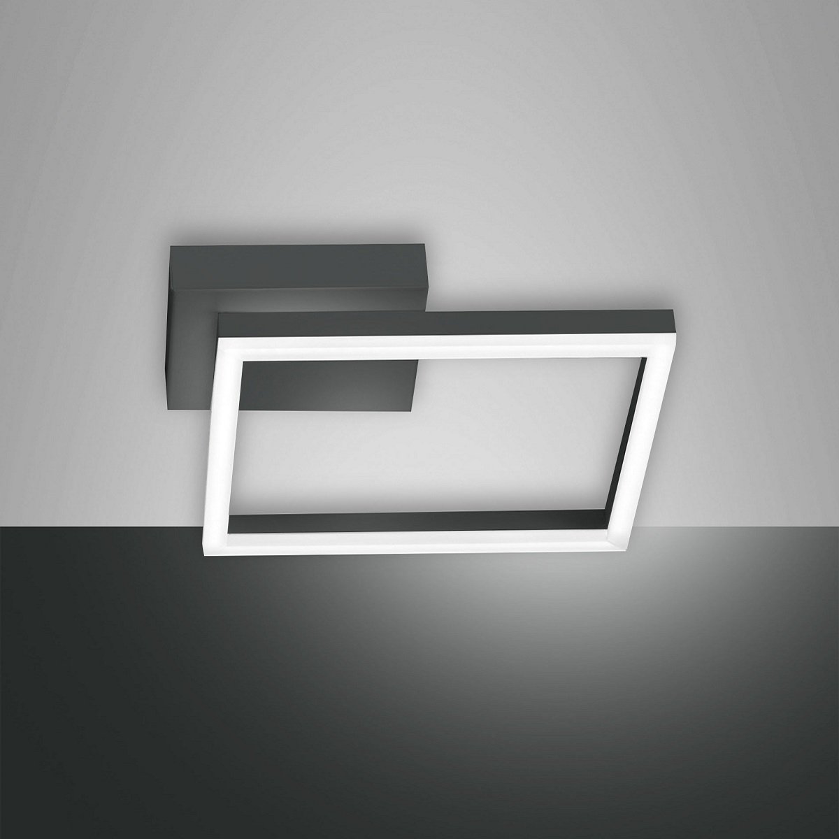 FABAS LUCE No. 3394-21-282 LED Deckenleuchte Bard 27x27 anthrazit dimmbar