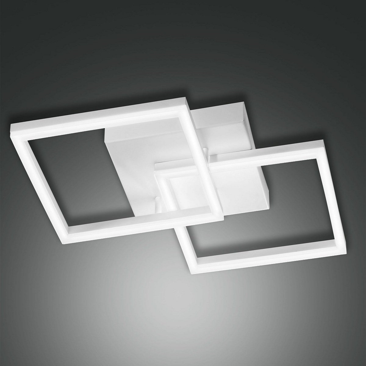 FABAS LUCE No. 3394-22-102 LED Deckenleuchte Bard 45x45 weiss dimmbar