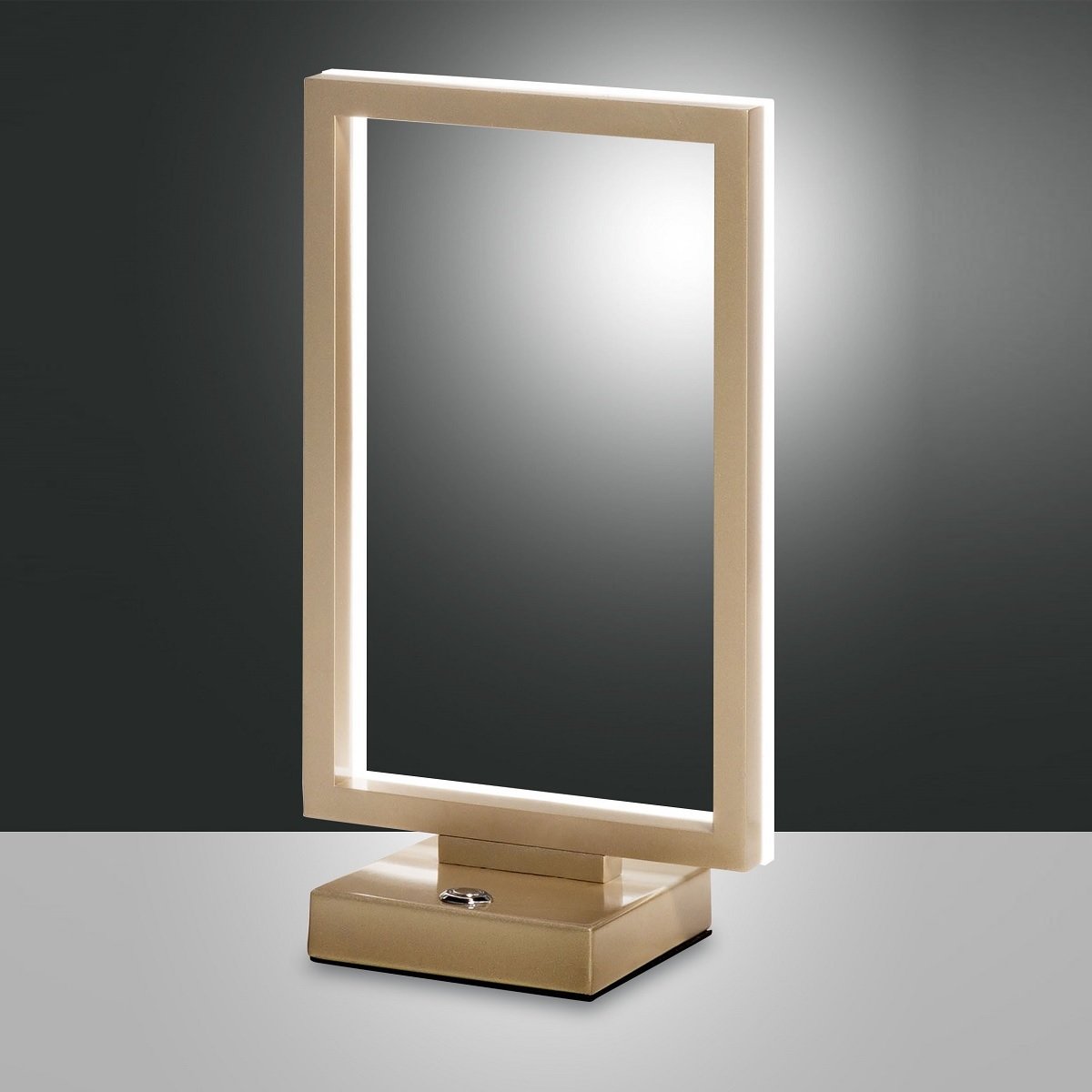 FABAS LUCE No. 3394-30-225 LED Tischleuchte Bard gold edelmatt dimmbar 30 cm