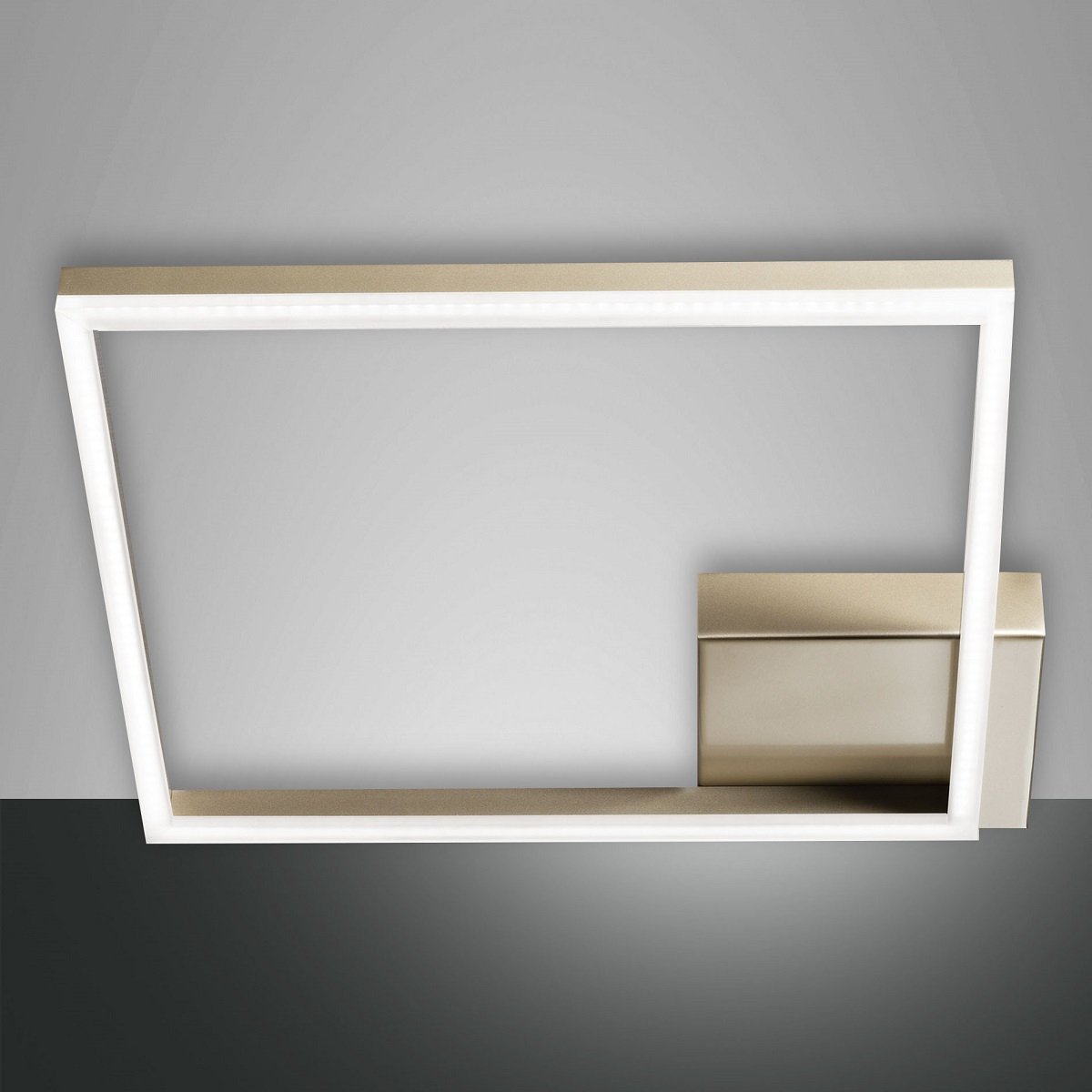 FABAS LUCE No. 3394-61-225 LED Deckenleuchte Bard 42x42 gold edelmatt dimmbar