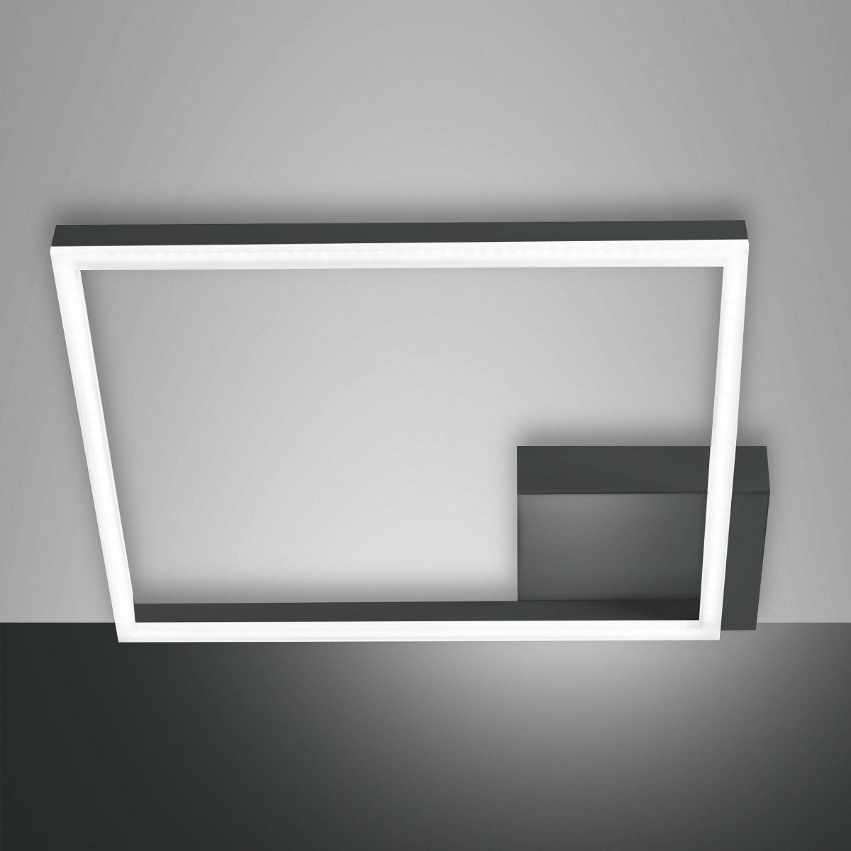 FABAS LUCE No. 3394-61-282 LED Deckenleuchte Bard 42x42 anthrazit dimmbar