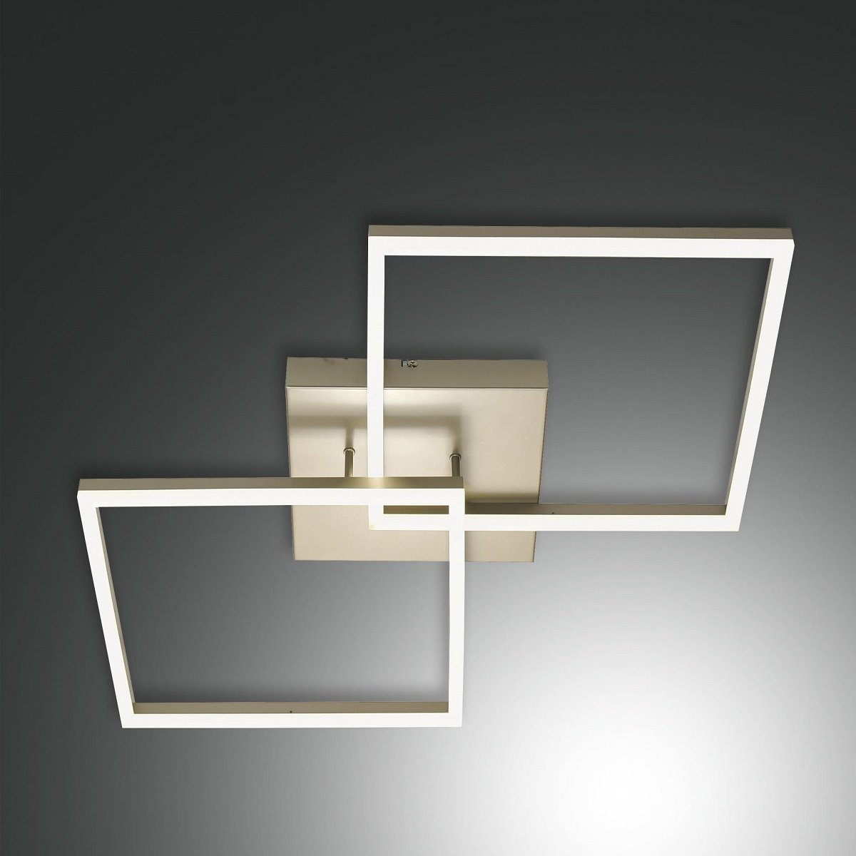 FABAS LUCE No. 3394-65-225 LED Deckenleuchte Bard 65x65 gold edelmatt dimmbar