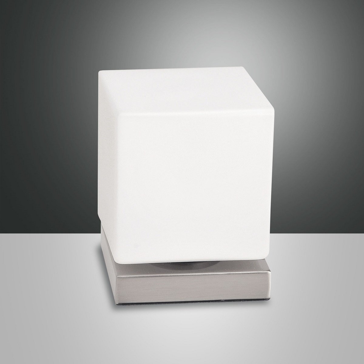 FABAS LUCE No. 3407-30-178 LED Tischleuchte Brenta wei� nickel 14 cm Touchdimmer