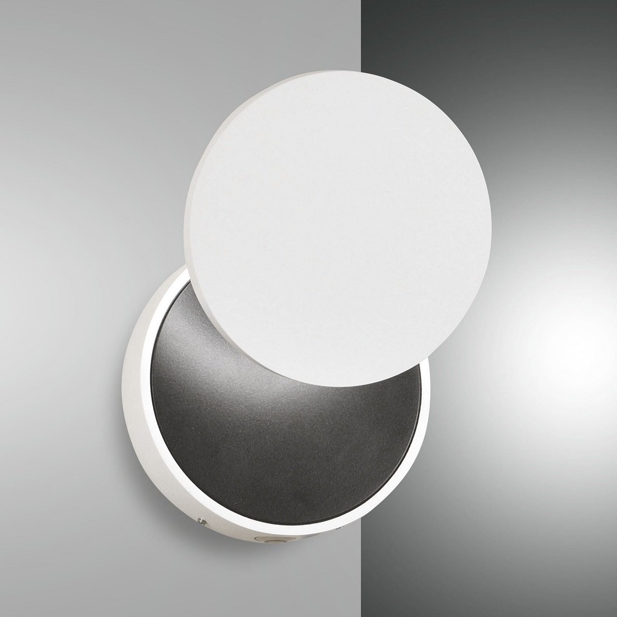 FABAS LUCE No. 3452-21-102 LED Wandleuchte Ara wei� schwarz mit Tastdimmer