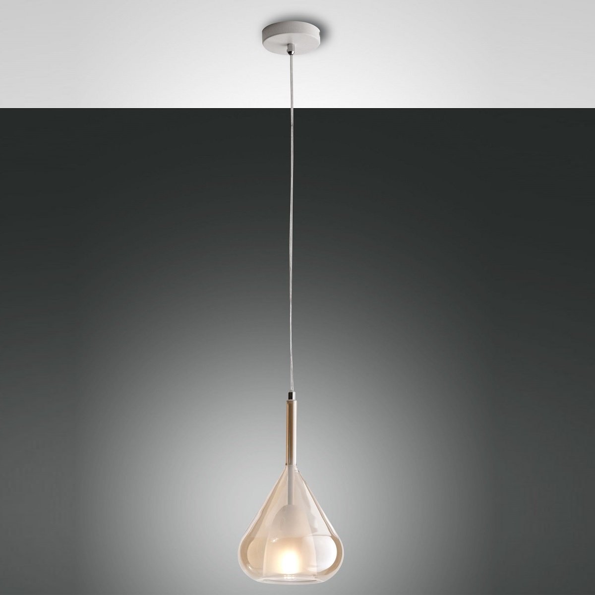 FABAS LUCE No. 3481-40-125 Pendelleuchte Lila amber E27 1-flammig