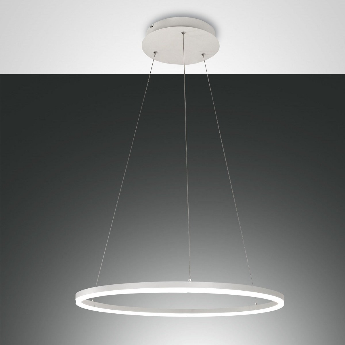 FABAS LUCE No. 3508-40-102 LED Pendelleuchte Giotto weiß 60 cm dimmbar -->  Leuchten & Lampen online kaufen im Shop
