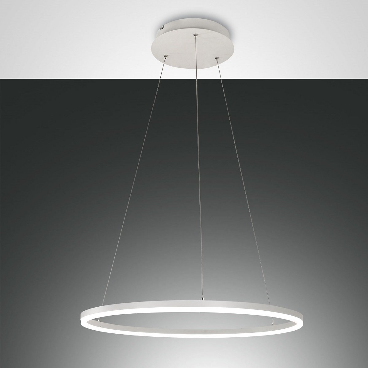FABAS LUCE No. 3508-40-102 LED Pendelleuchte Giotto wei� 60 cm dimmbar