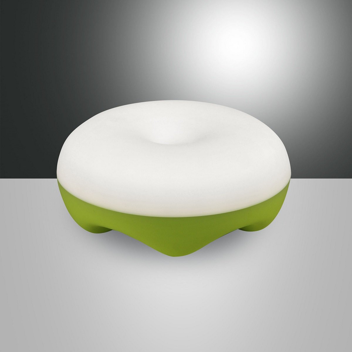 FABAS LUCE No. 3509-30-155 LED Akku Tischleuchte Bluma wei�  gr�n 17 cm dimmbar 