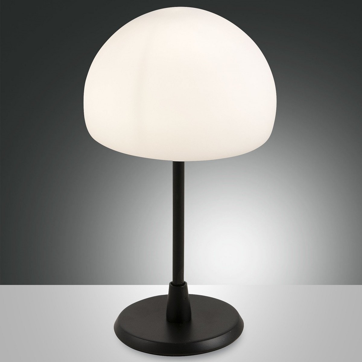 FABAS LUCE No. 3569-30-101 Tischleuchte GAIA Schwarz LED G9 Touchdimmer