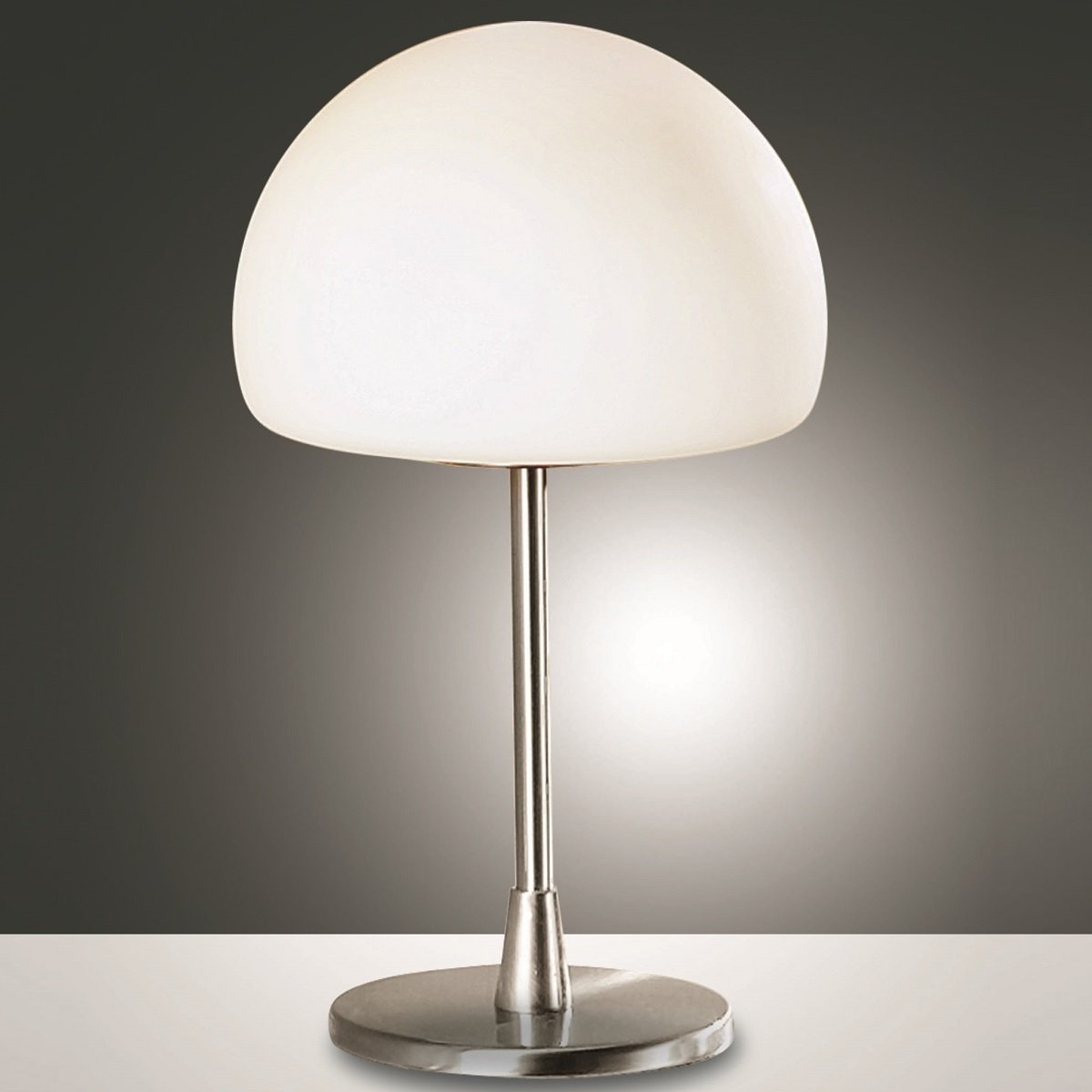 FABAS LUCE No. 3569-30-178 Tischleuchte GAIA Nickel satiniert LED G9 Touchdimmer