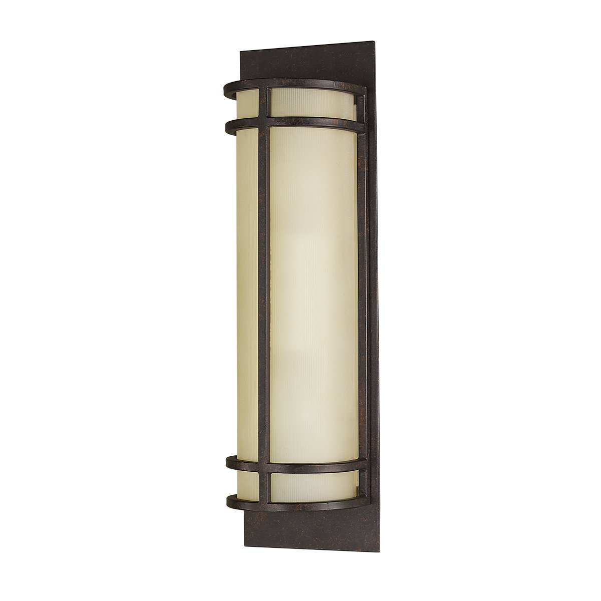 Elstead Lighting Fusion Wandleuchte 2-Light Bronze Amber E27