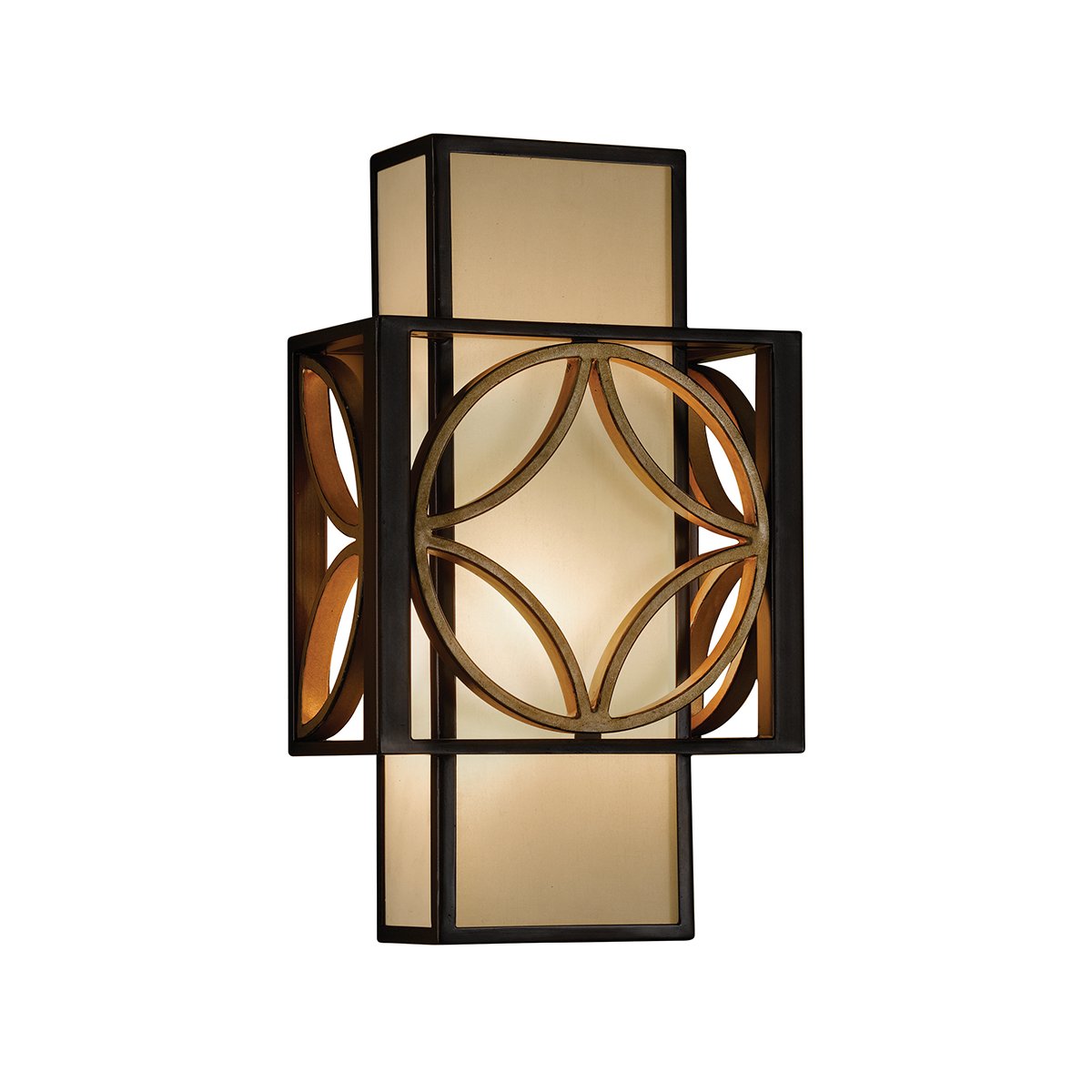 Elstead Lighting Remy 1-Light Wandleuchte Bronze Gold 1-flammig E14