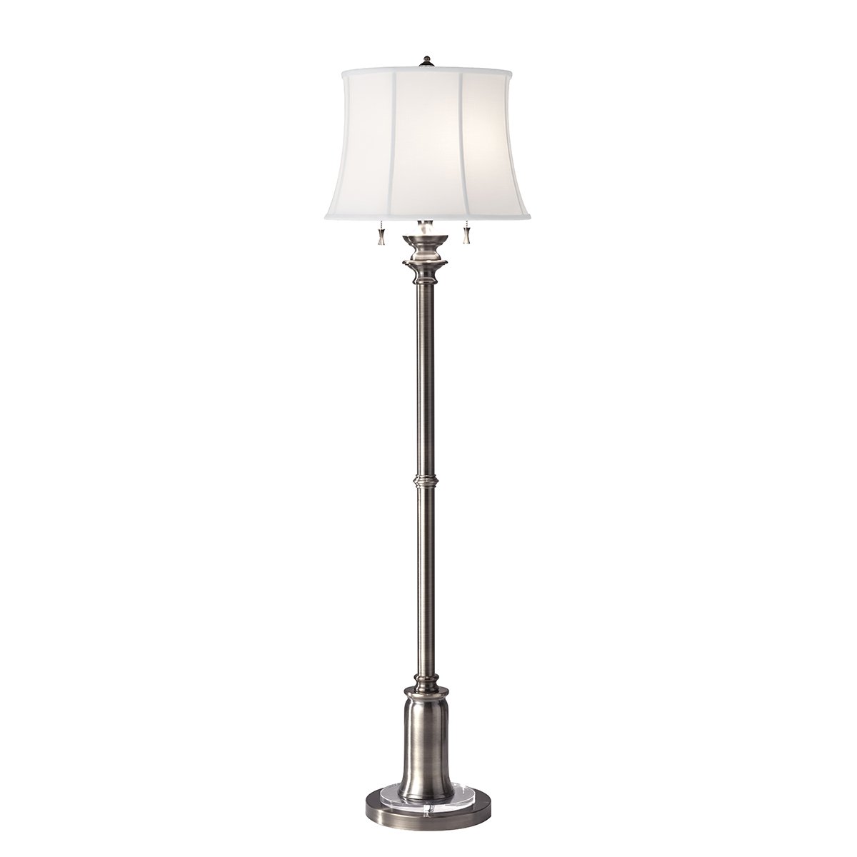 Elstead Lighting Stateroom 2-Light Stehleuchte antikes Nickel 158cm