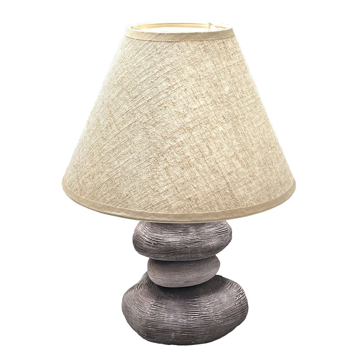Stoffschirm Lampen kaufen Leinen easy helbraun FHL --> 850165 Leuchten sandfarben online mit » Tischleuchte Bella &