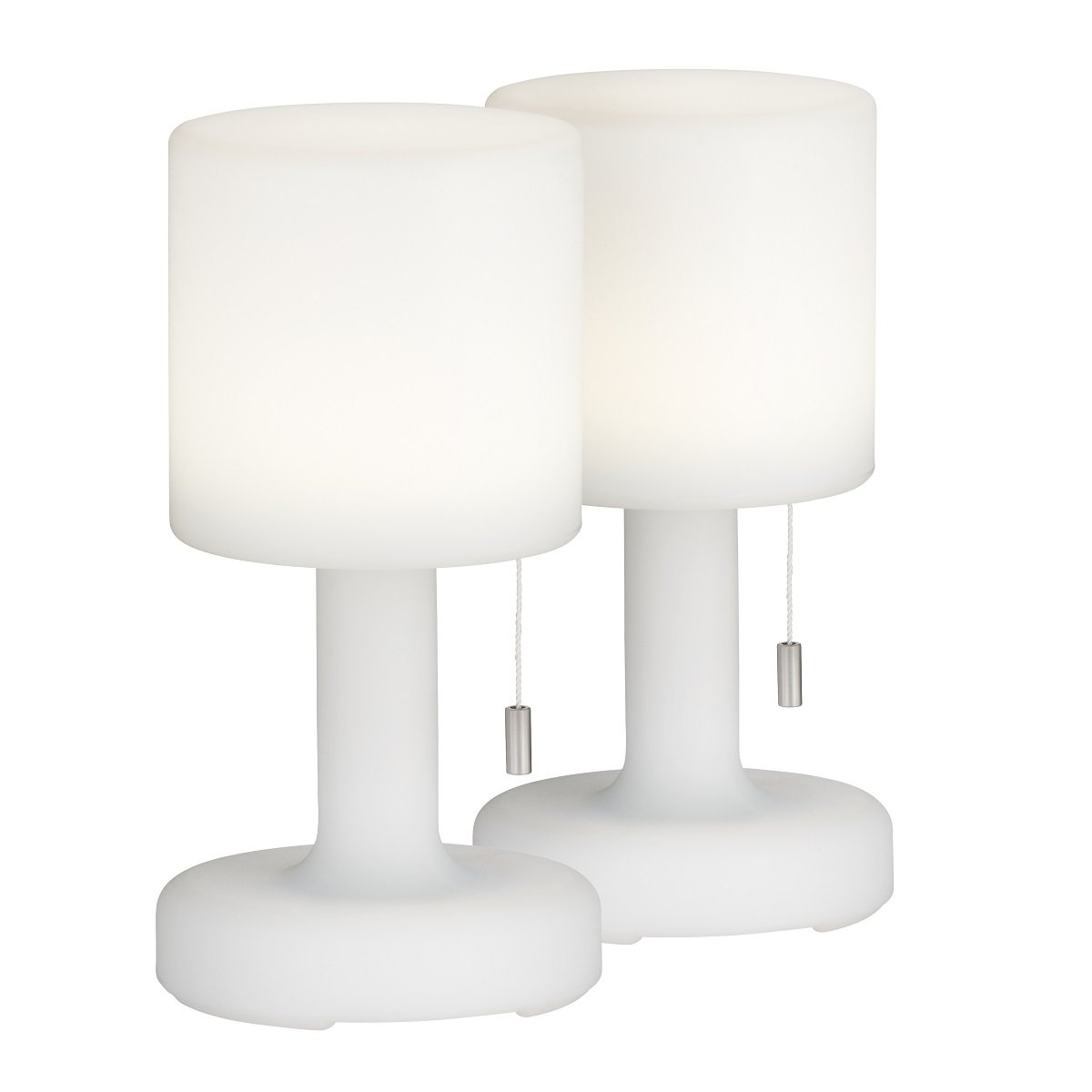 FHL easy 850252 LED Akku Tischleuchte Termoli weiß RGBW 2er Set -->  Leuchten & Lampen online kaufen im Shop