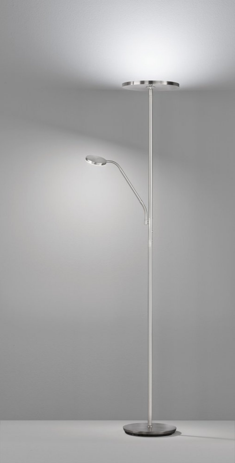 online FHL nickelfarben 840030 No. easy Lampen --> Leuchten & Fabi LED-Stehleuchte 180cm white tunable chromfarben