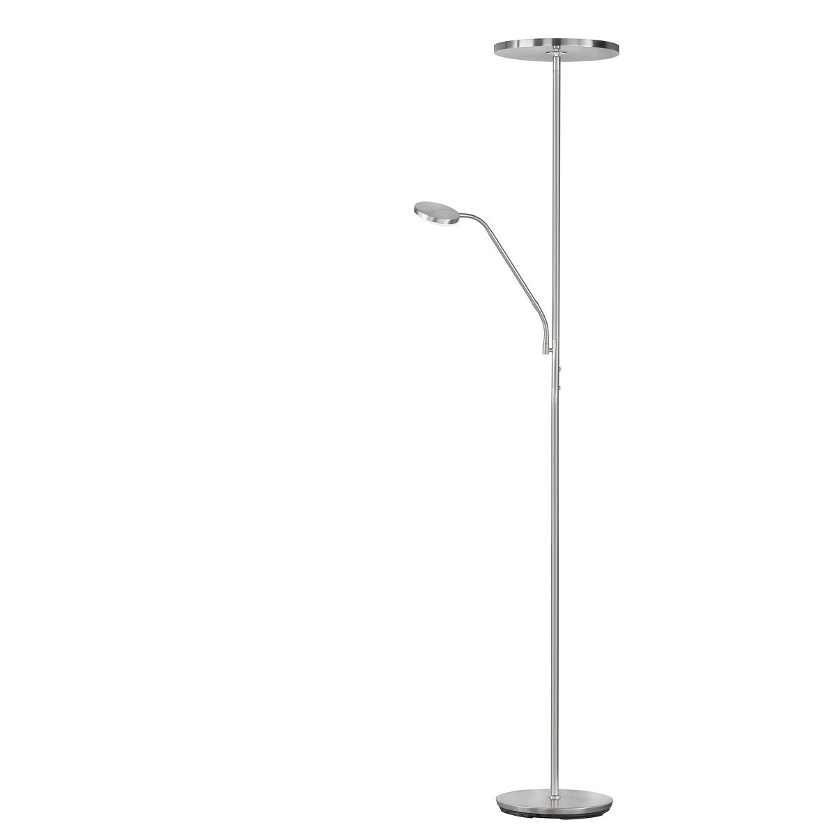 FHL easy No. 840030 LED-Stehleuchte Fabi nickelfarben chromfarben 180cm  tunable white --> Leuchten & Lampen online