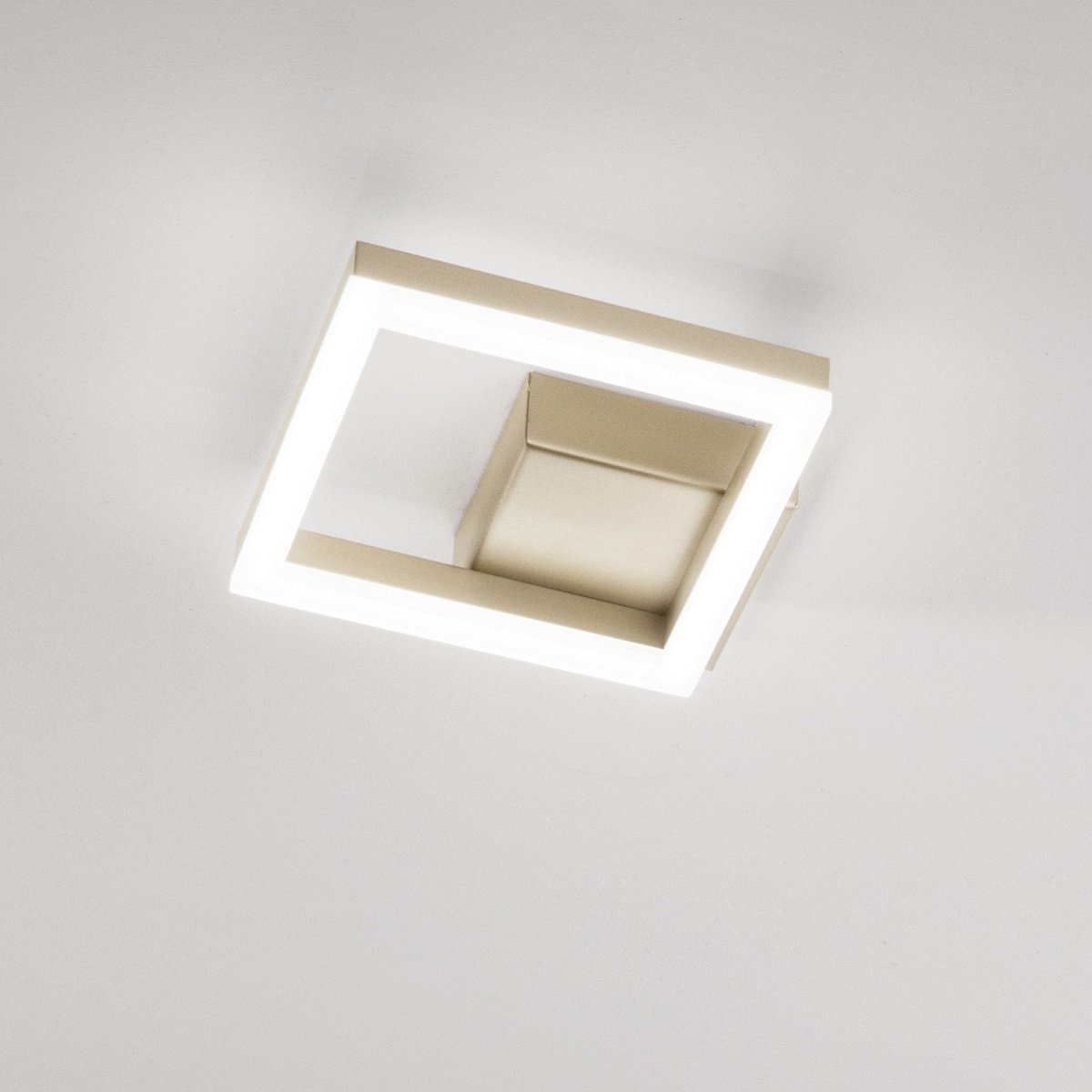 Fabas Luce 3394-24-225 LED Wandleuchte Bard 19x19cm 3000K goldfarben