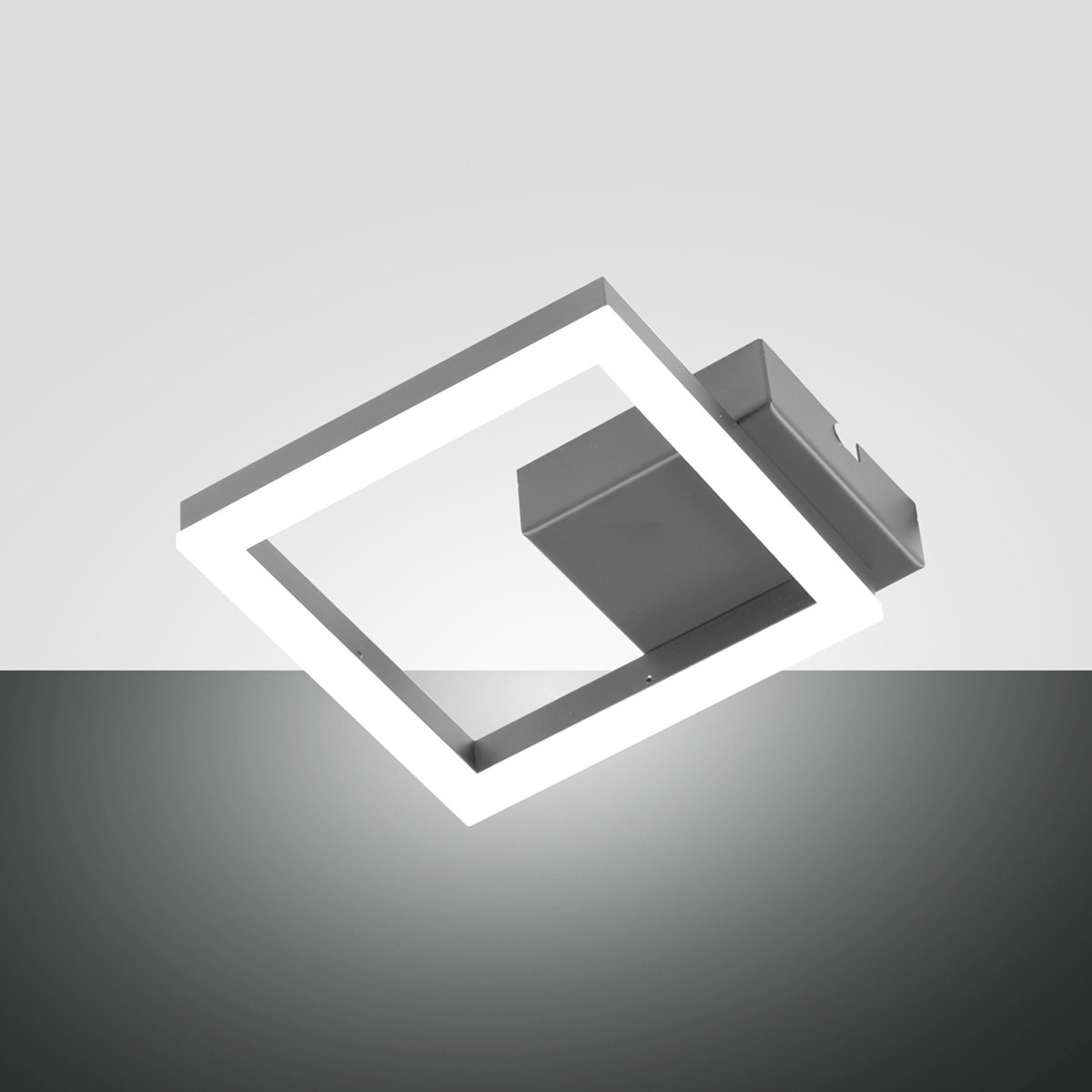 Fabas Luce 3394-24-282 LED Wandleuchte Bard 19x19cm anthrazit 3000K dimmbar