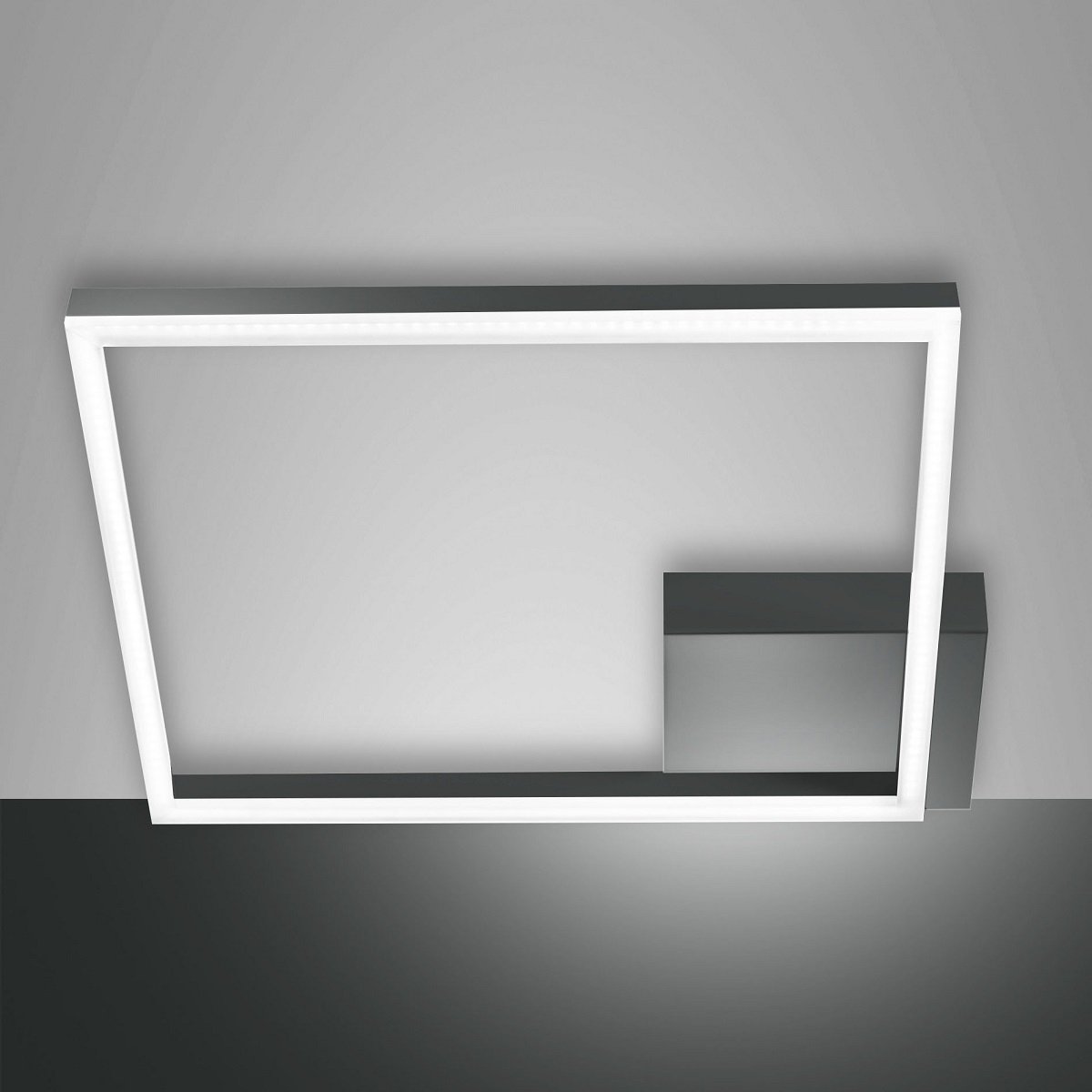 Fabas Luce 3394-62-282 LED Deckenleuchte Bard 45x45cm 4000K anthrazit