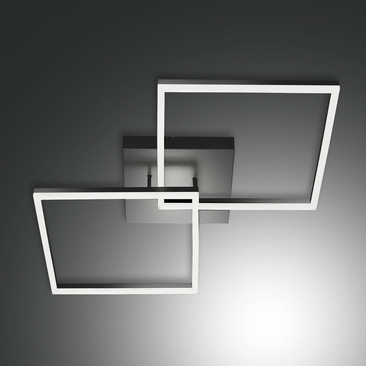 Fabas Luce 3394-66-282 LED Deckenleuchte Bard 65x65cm 4000K anthrazit