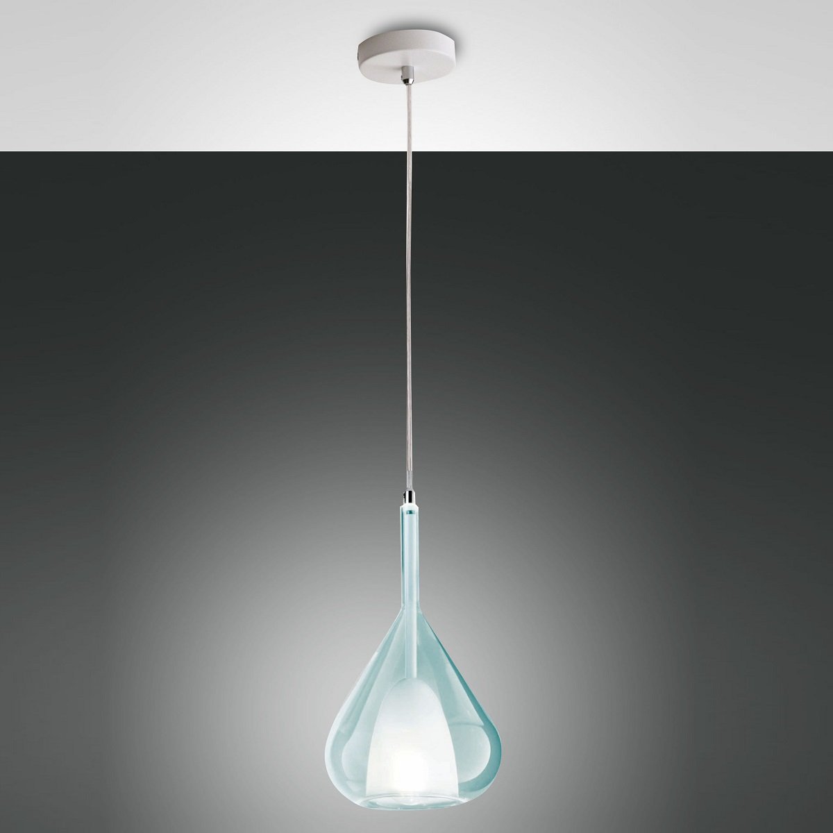 Fabas Luce 3481-40-244 Pendelleuchte Lila 1-flammig azurblau