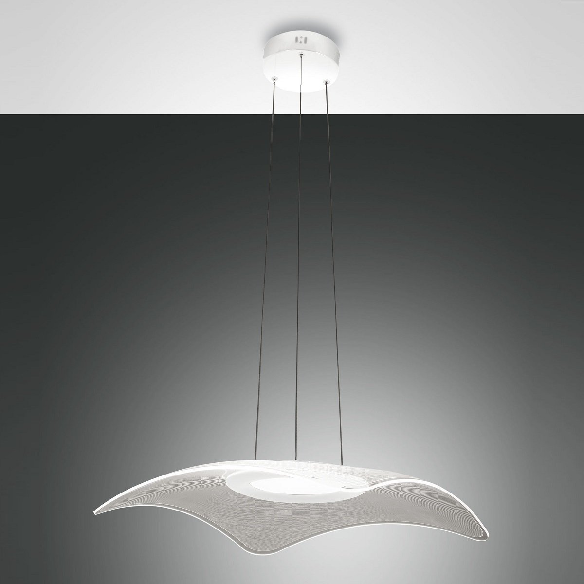 Fabas Luce 3589-45-102 LED Pendelleuchte Ibiza weiss 3000K dimmbar
