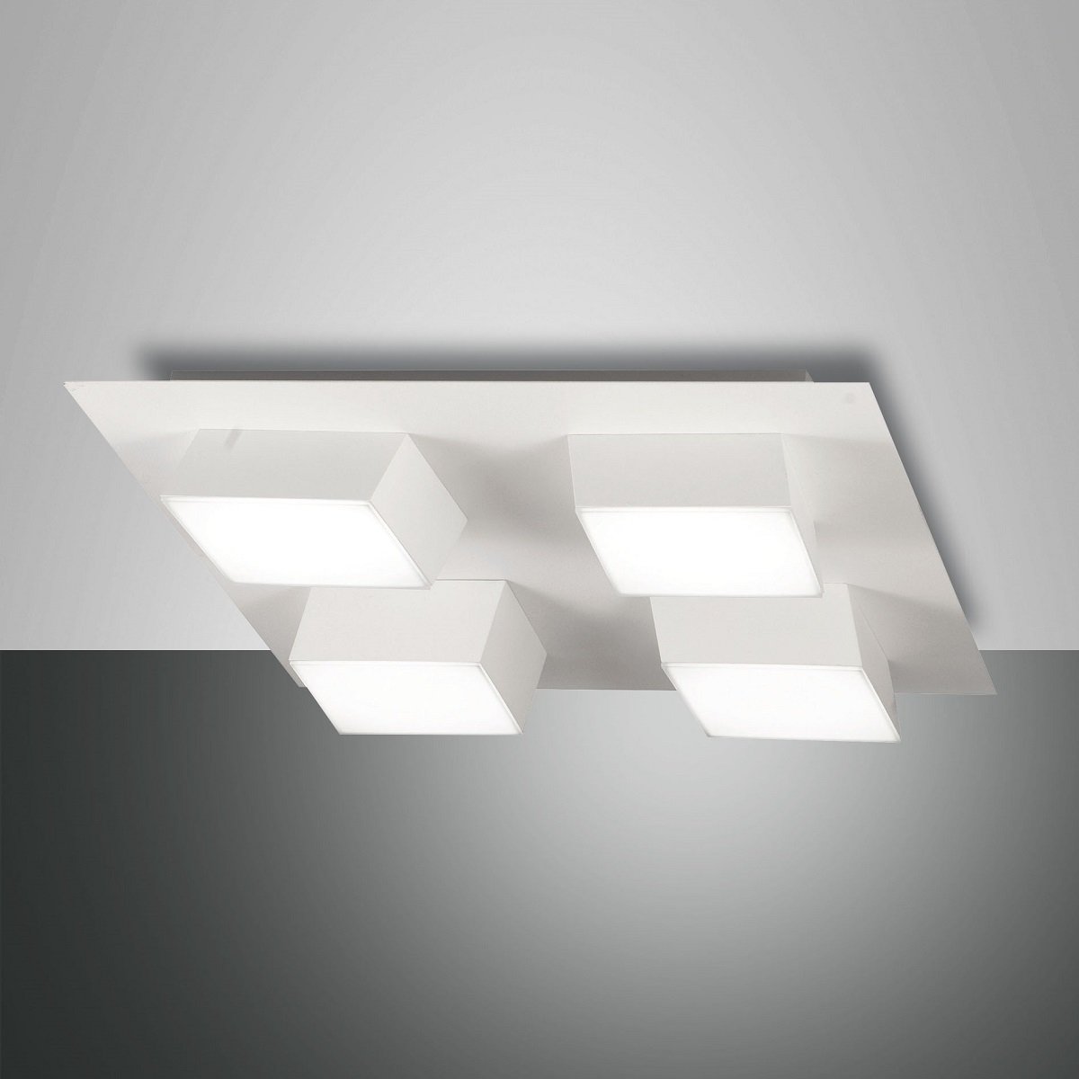 Fabas Luce 3601-84-102 LED Deckenleuchte Lucas wei� 35x35cm