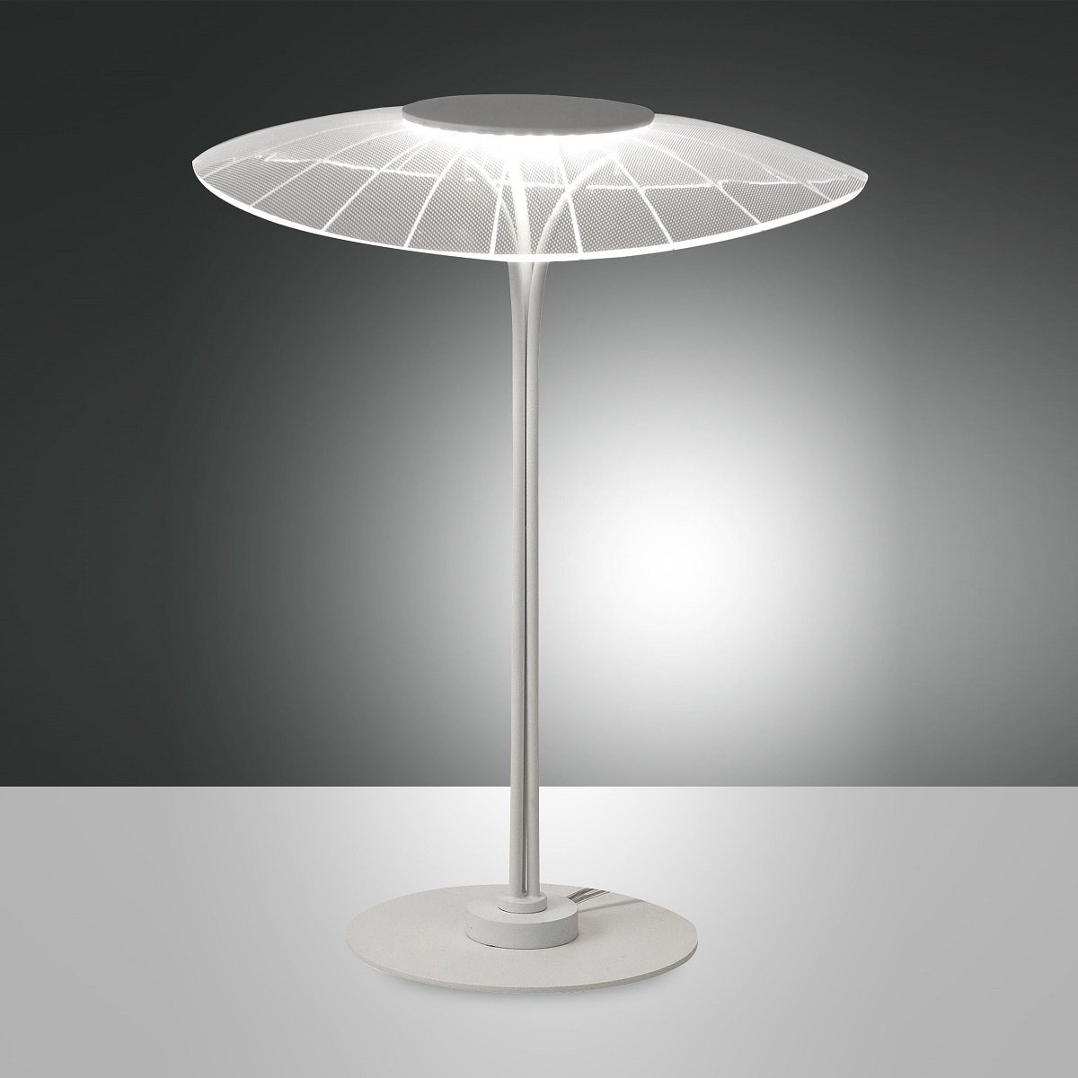Fabas Luce 3625-30-102 Tischleuchte Vela wei� mit Touchdimmer