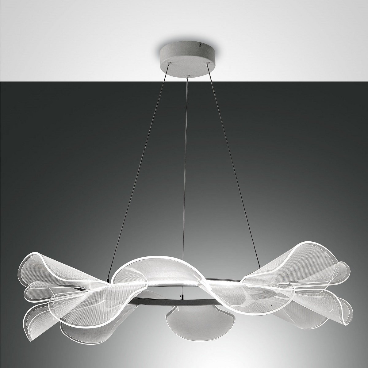 Fabas Luce 3626-45-102 LED Pendelleuchte Sylvie 72cm wei� dimmbar