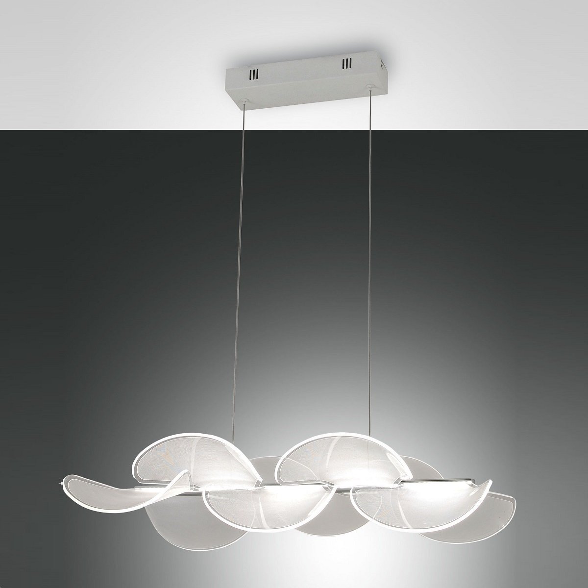 Fabas Luce 3626-46-102 LED Pendelleuchte Sylvie 58cm wei� dimmbar