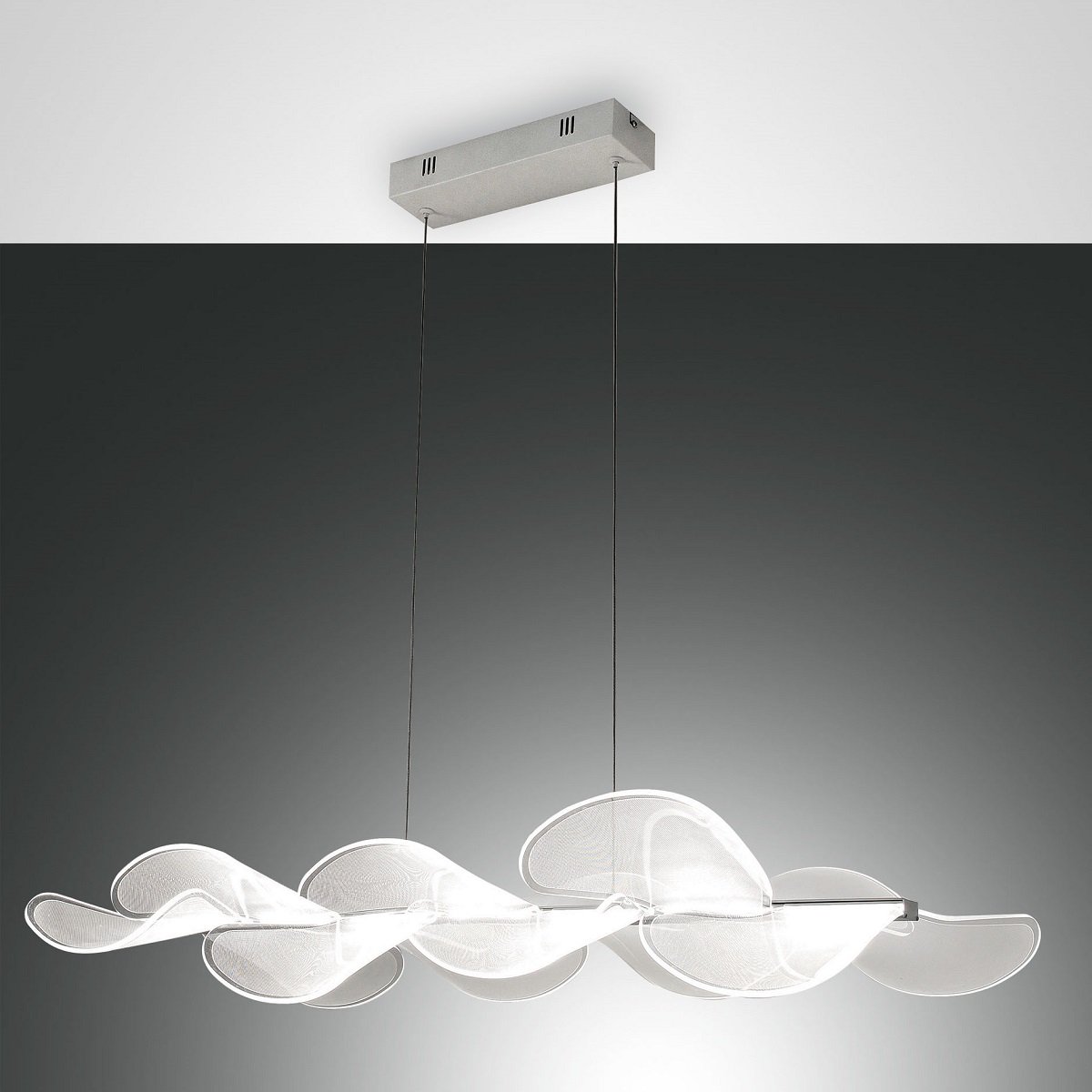 Fabas Luce 3626-49-102 LED Pendelleuchte Sylvie 78cm wei� dimmbar