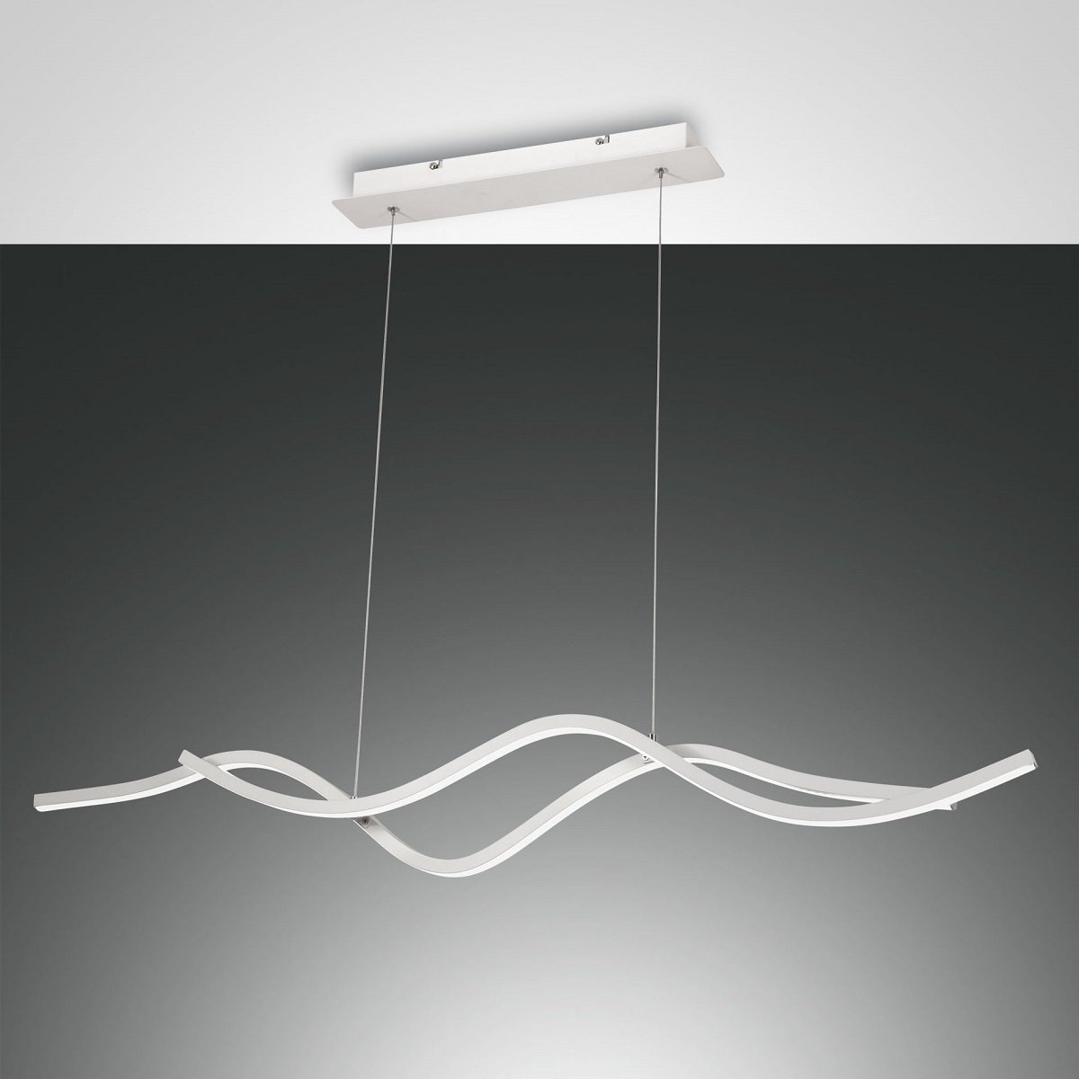 Fabas Luce 3666-45-102 LED Pendelleuchte Sinuo wei� 3-Step dimmbar