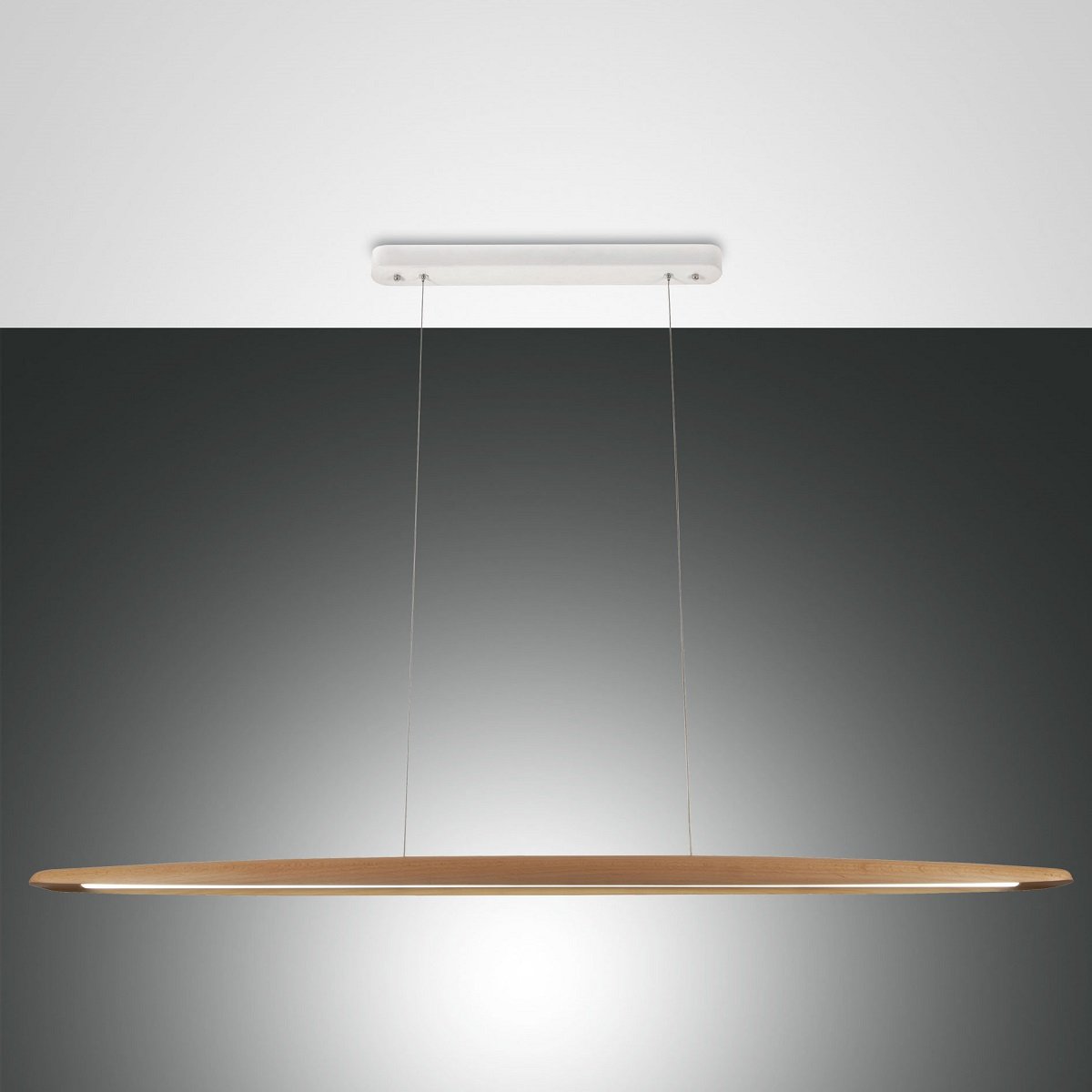 Fabas Luce 3676-45-215 LED Pendelleuchte Ribot eichenholz 130cm --> Leuchten & kaufen » Beleuchtung für Zu...