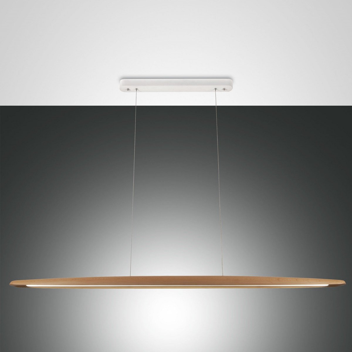 Fabas Luce 3676-45-215 LED Pendelleuchte Ribot eichenholz 130cm