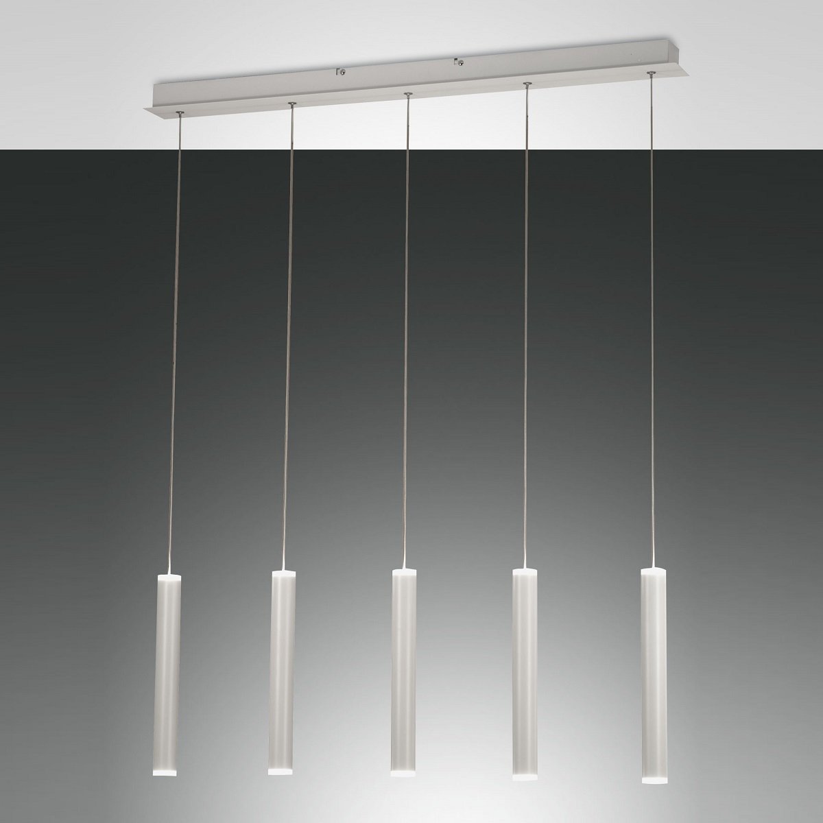 Fabas Luce 3685-48-102 LED Pendelleuchte Prado 5-flammig wei�