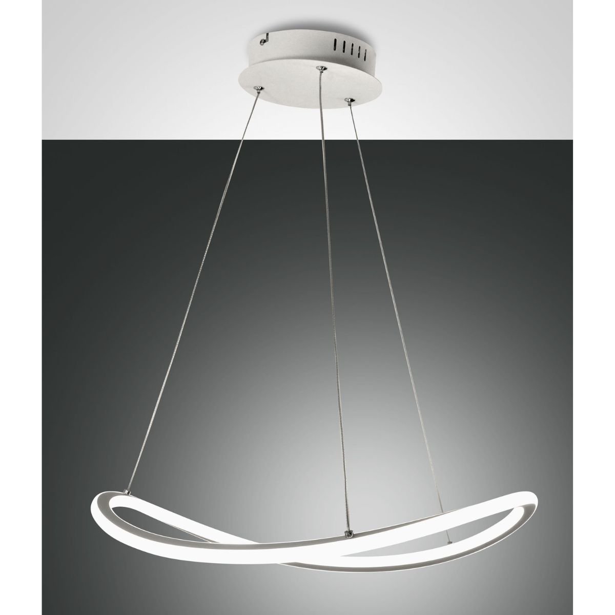 Fabas Luce 3711-41-102 LED Pendelleuchte Tirreno wei� 50cm 3000K