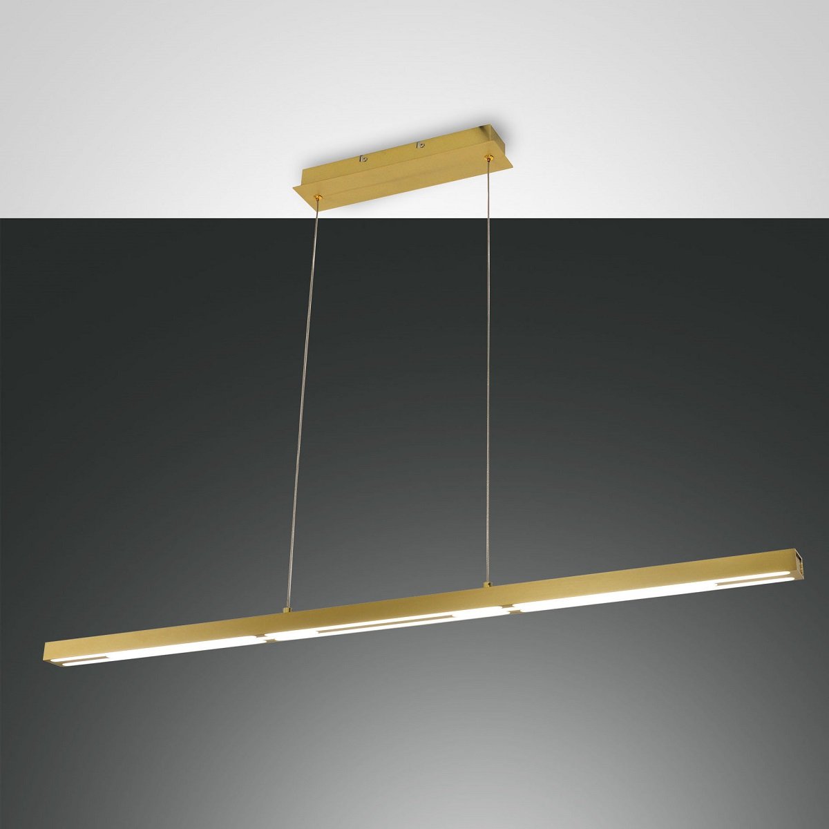 Fabas Luce 3712-45-119 LED Pendelleuchte Ling messing 3000K dimmbar