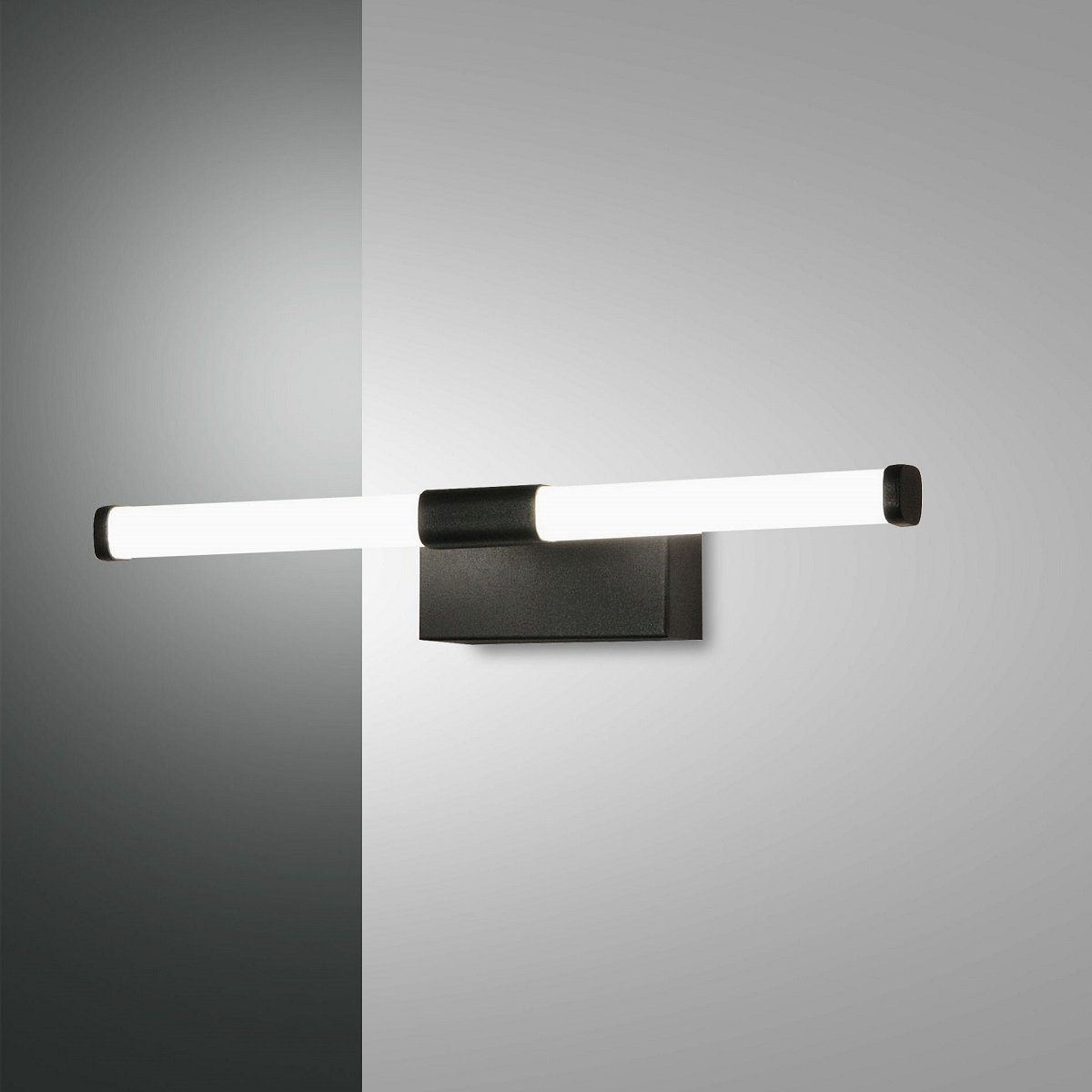 Fabas Luce 3720-21-101 LED Wandleuchte Ago schwarz 34cm IP44