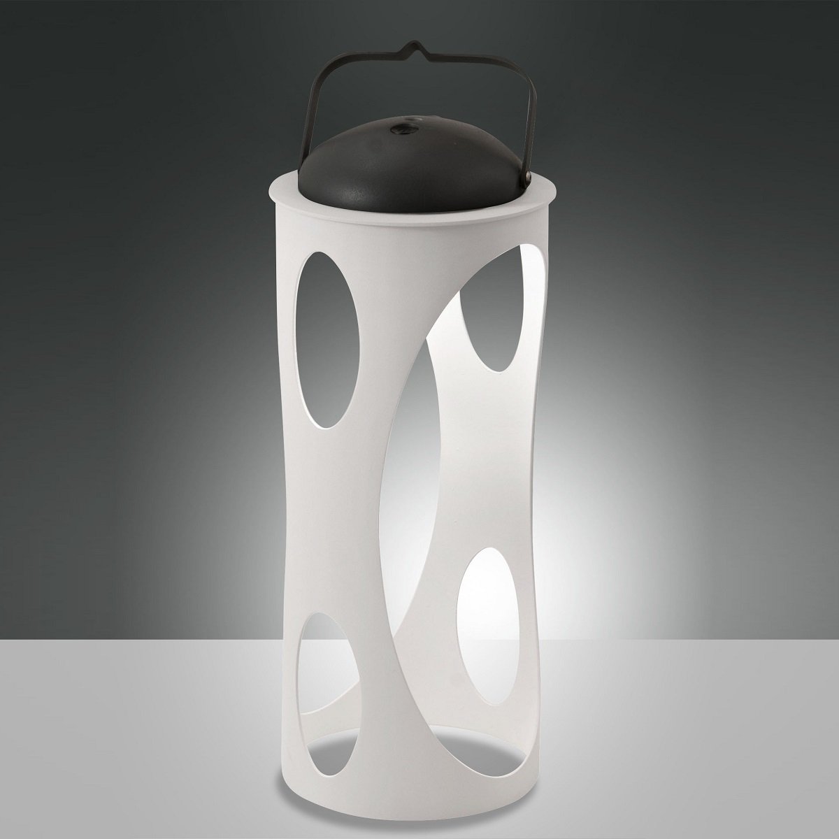 Fabas Luce 3740-30-102 LED Akku Tischleuchte Caddy wei� mit Touchdimmer