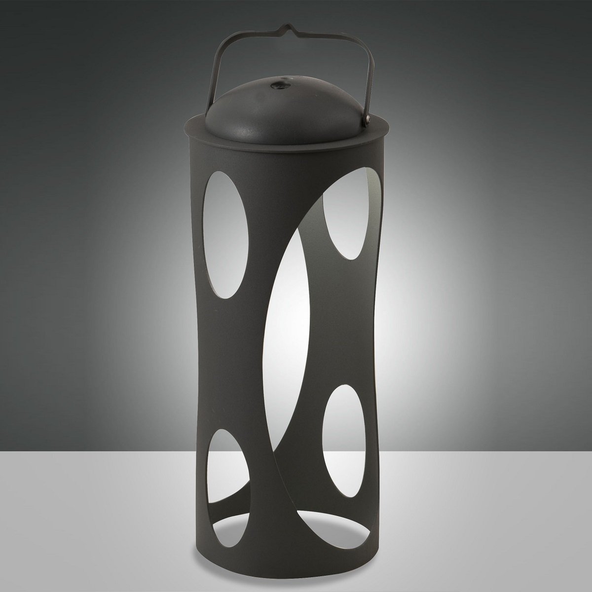Fabas Luce 3740-30-282 LED Akku Tischleuchte Caddy schwarz mit Touchdimmer