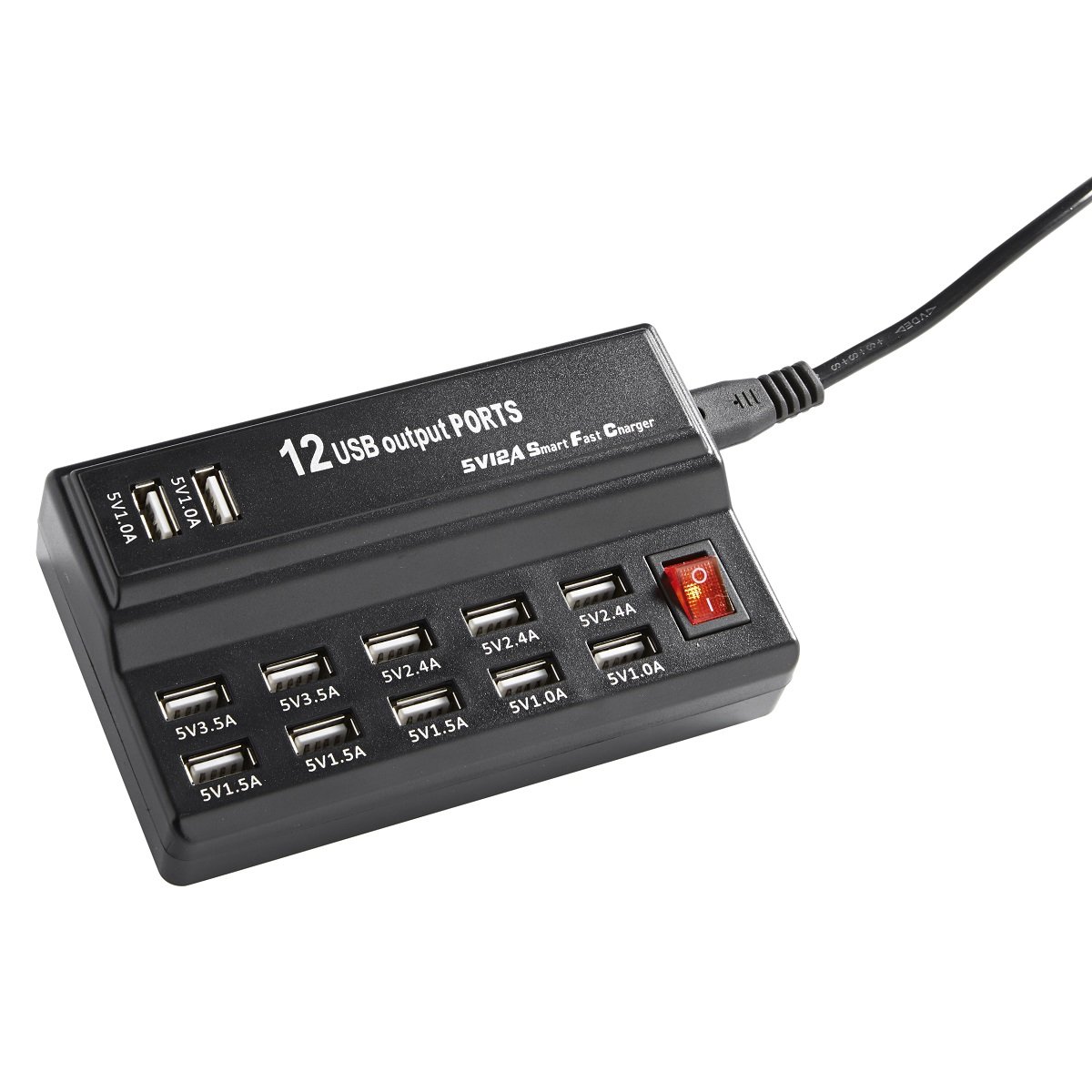 Fabas Luce 3746-50-101 USB Mehrfach Ladeger�t schwarz IP20