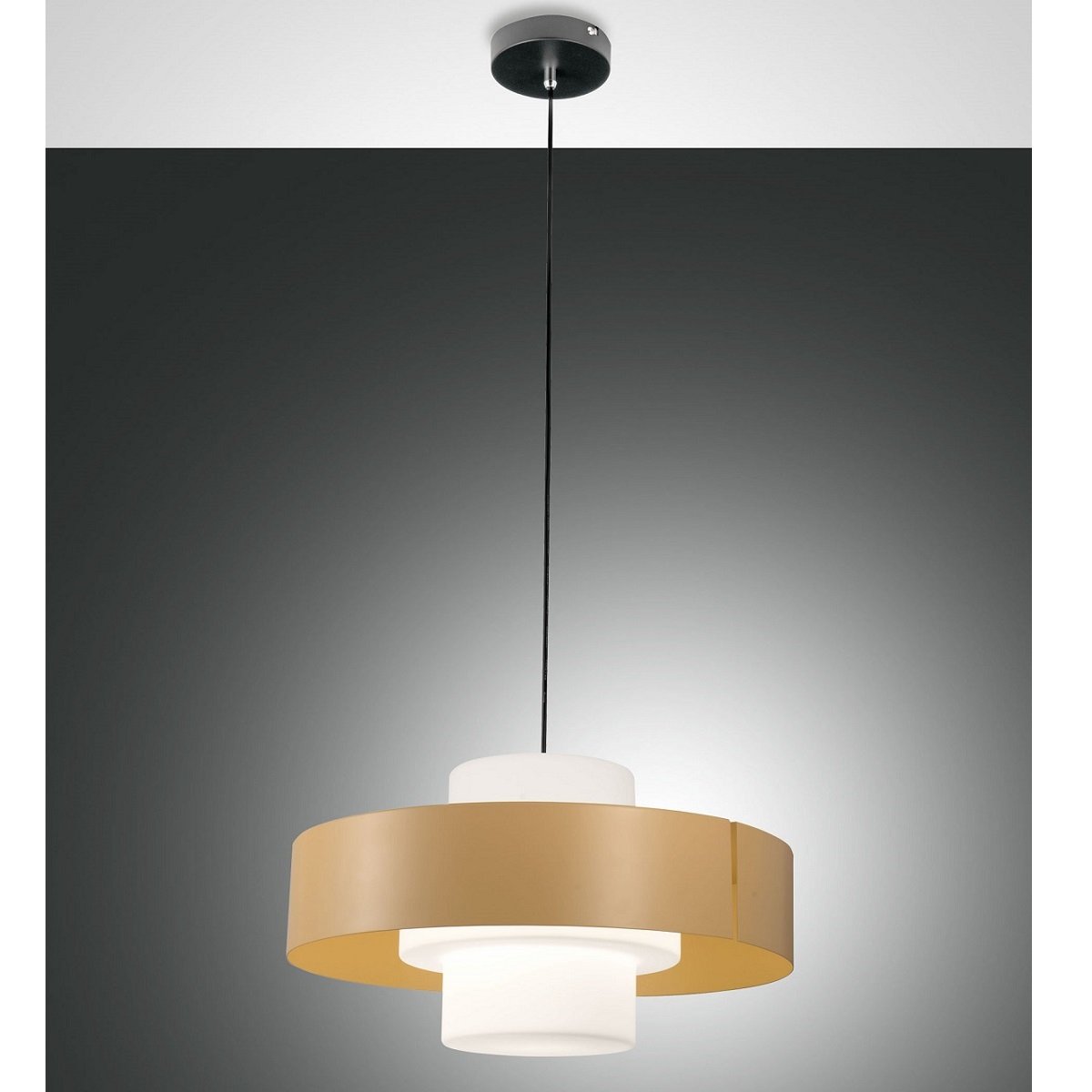 Fabas Luce 3750-40-355 Pendelleuchte Loto 1-flammig Sandfarben