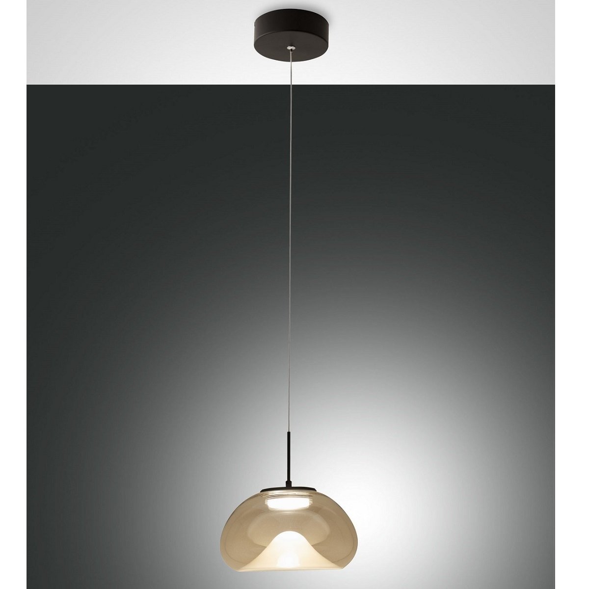 Fabas Luce 3755-41-365 LED Pendelleuchte Brena 1-flammig cognac 3 Step Dim