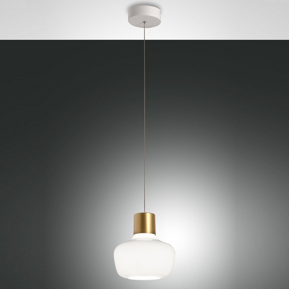 Fabas Luce 3767-40-102 LED Pendelleuchte Kino 1-flammig wei�