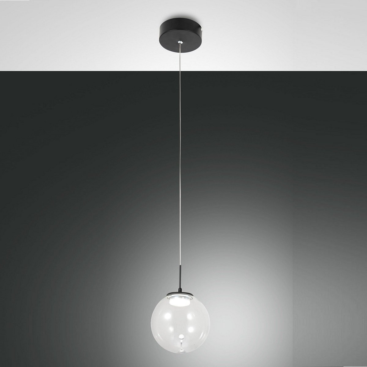Fabas Luce 3770-40-372 LED Pendelleuchte Ariel 1-flammig 15cm transparent 3 Step Dim