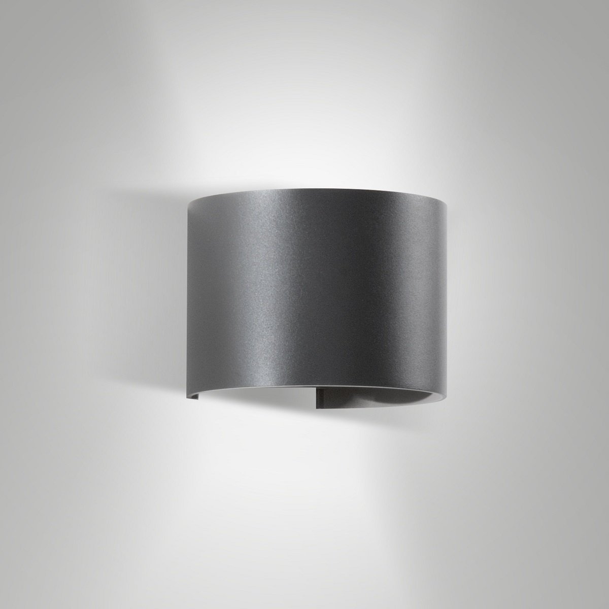 Fabas Luce 6542-21-294 LED Wandleuchte Cody dunkelgrau IP54 3000K