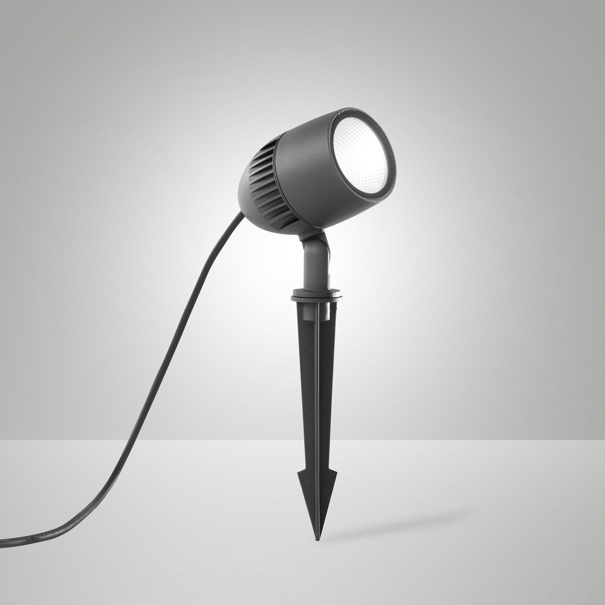 Fabas Luce 6550-71-294 LED Erdspie� Boris dunkelgrau 3000K IP65